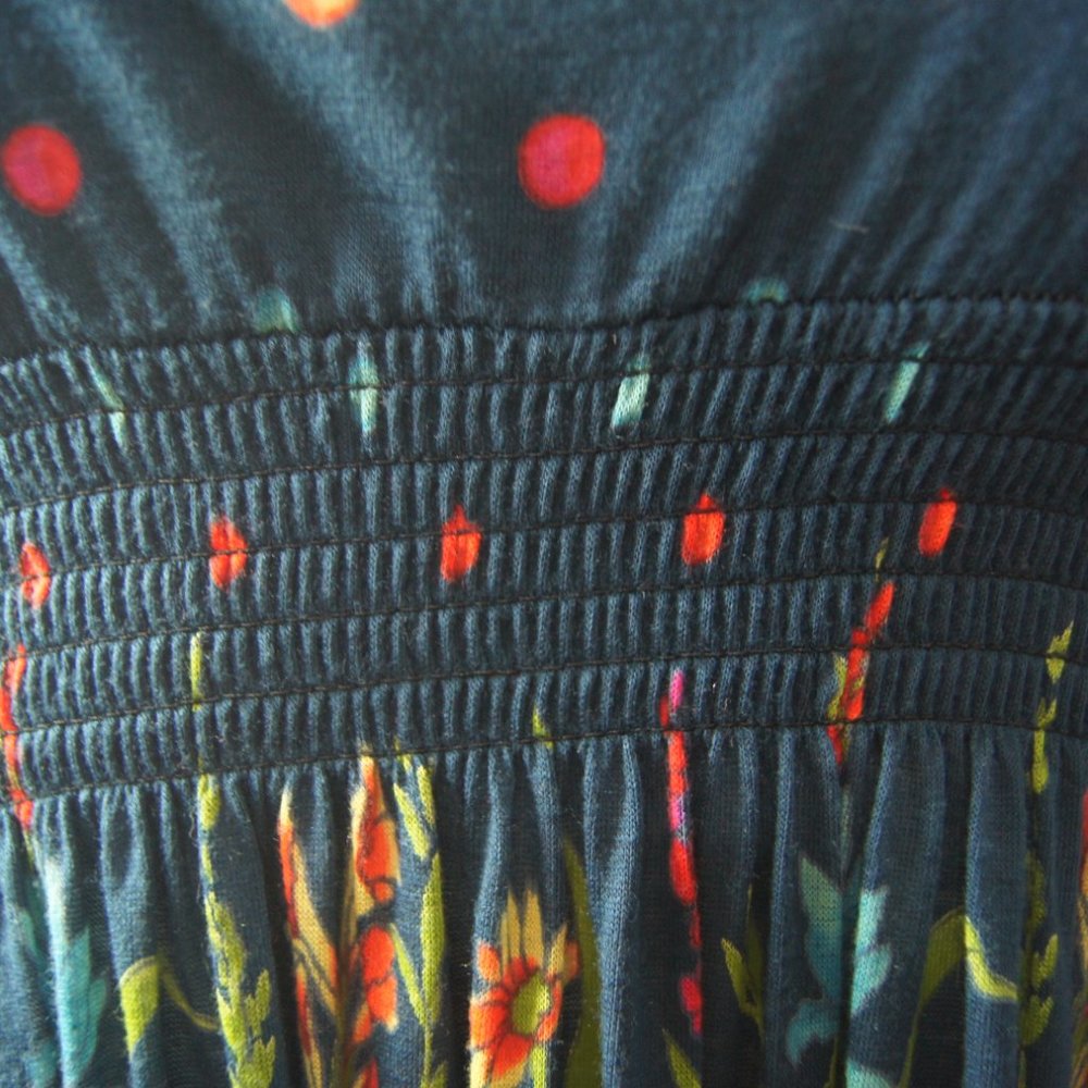 ORION LONDON | Multi Color Top Floral Elastic Waist Anthropologie - Picture 3 of 7